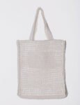 Beyaz Örme Çanta